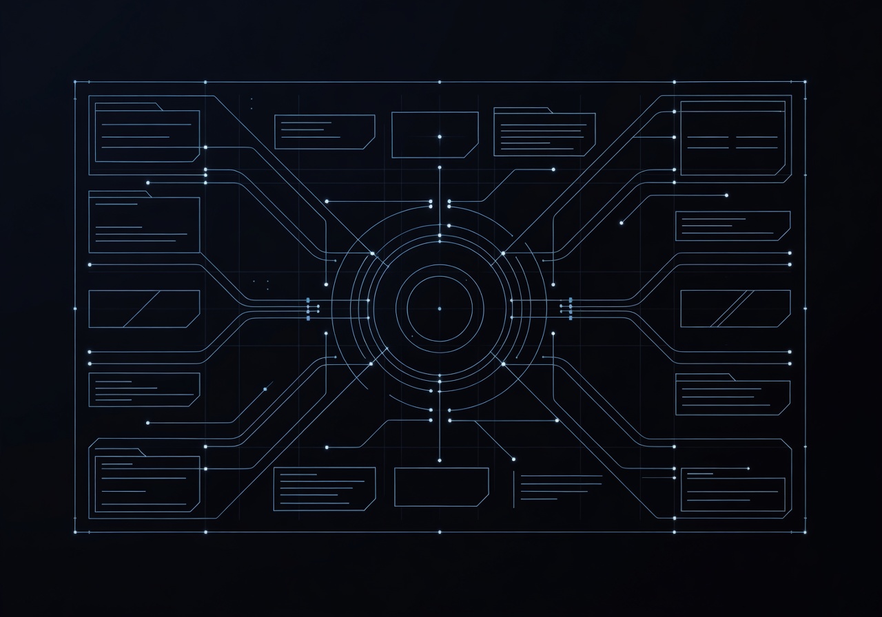 Wireframe design of the Astro Lux user interface overlay