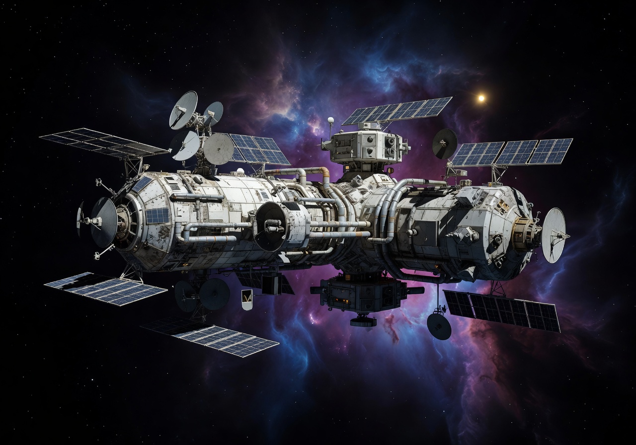 Exterior view of the Tillyjoypebbl orbital station